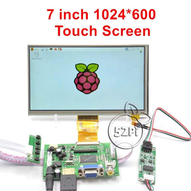52Pi Raspberry Pi 3 Model B 32 Гб ретропай игровой набор с 7 дюймов 1024*600 Сенсорный экран SNES usb