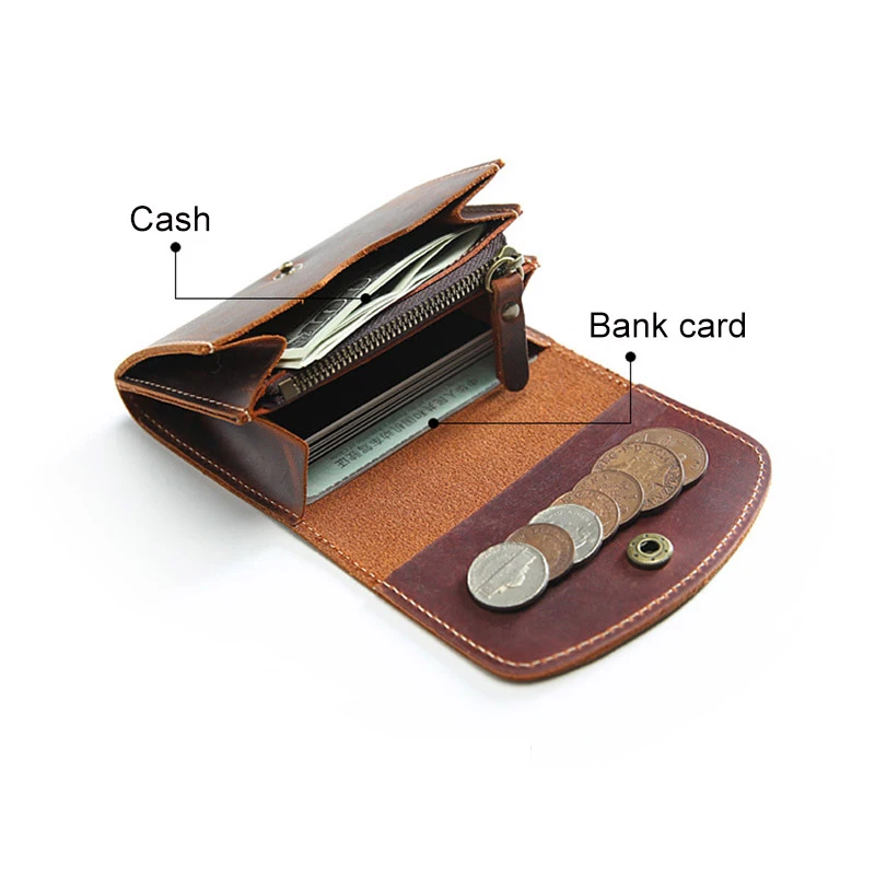 dos homens mini bolsa com zíper bolso