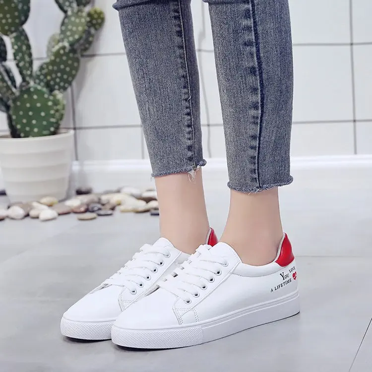 

Sport Shoes Woman Sneakers White Platform 2019 New Fashion Casual Shoes Women Lace-up Fitness Jogging Running Ladies Sneakers