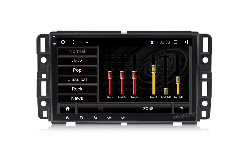 Cheap MEKEDE android system car radio player for GMC Yukon Tahoe Acadia Hummer H2 Tahoe Traverse BUICK Enclave gps navigation 8