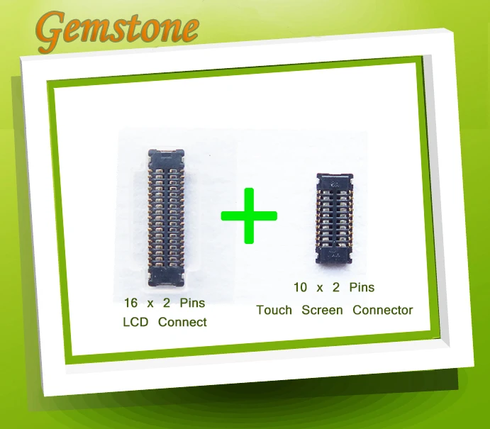 

5 pair/lot for iPad mini 1 mini 2 Display LCD Connector + Touch FPC Connector on logicboard motherboard