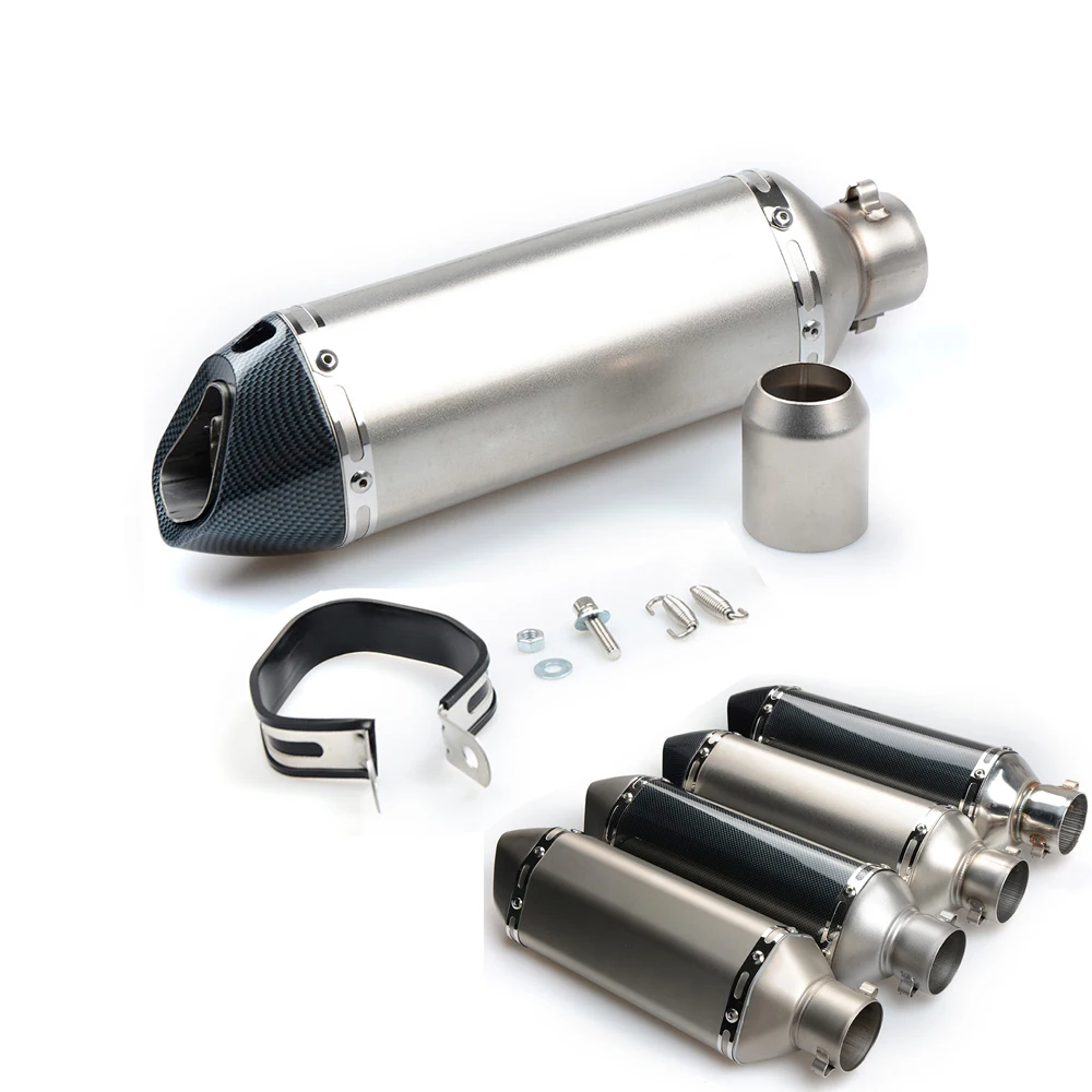 Universal 38 51MM Motorcycle Exhaust Pipe Scooter Modified Muffler Pipe