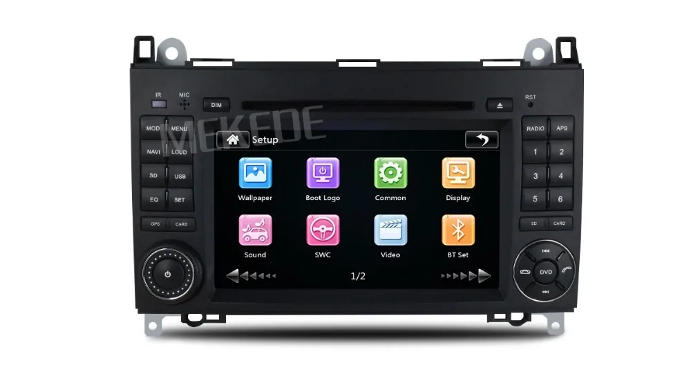 Flash Deal Wholesale! 2 Din 7 Inch Car DVD Player For Mercedes/Benz/A-class/W169/Sprinter/W209/Crafter/Viano/Vito//LT3/W245 FM GPS Radio 10