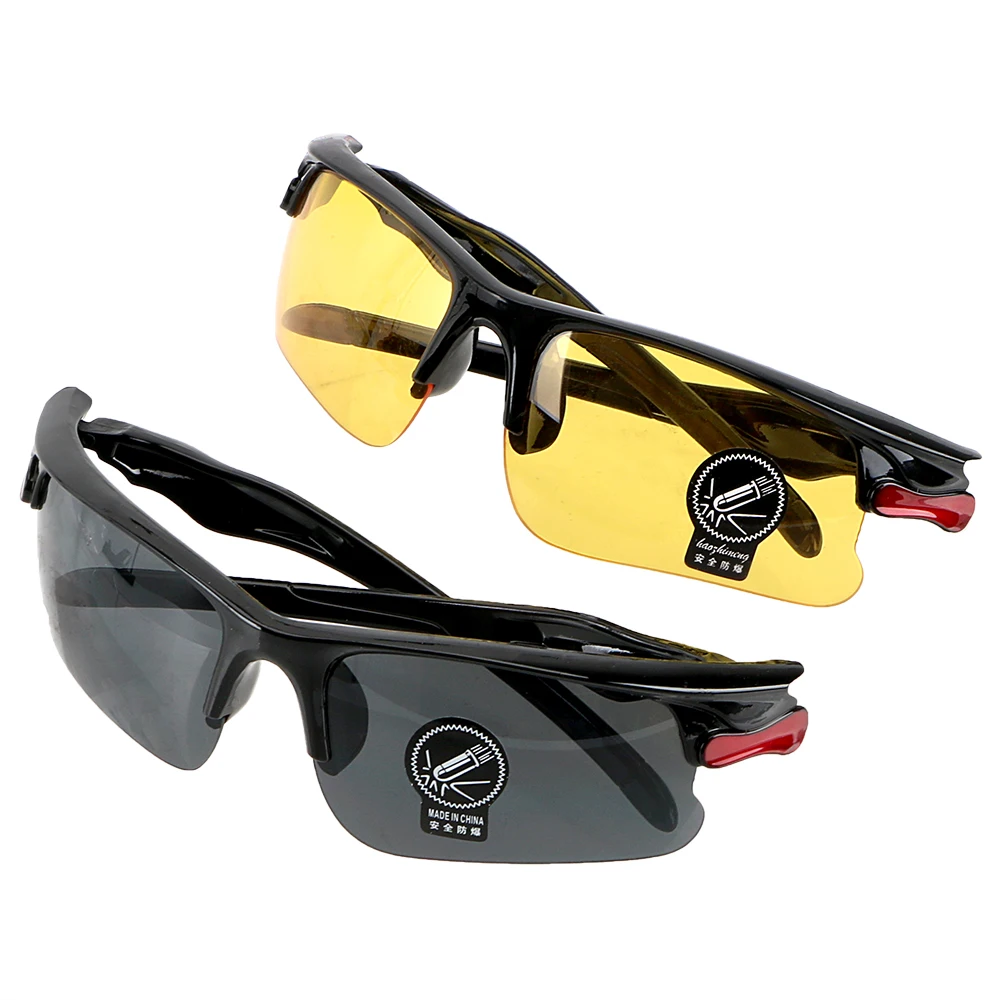 Очки для вождения автомобиля очки ночного видения Защитное снаряжение солнцезащитные очки ветрозащитные очки ночного видения УФ драйвер защиты очки