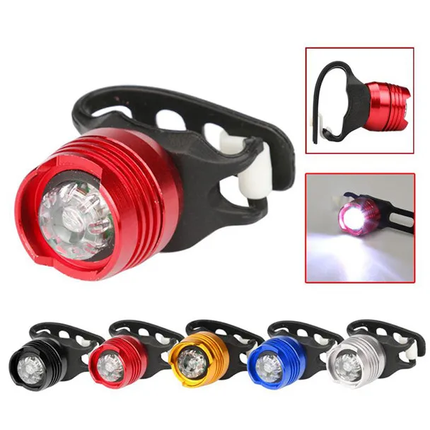 Clearance LED Bicycle Bike Front Rear Tail Helmet Flash Light Safety Warning Lamp Fine bike light shockproof waterproof adjustable A7 0