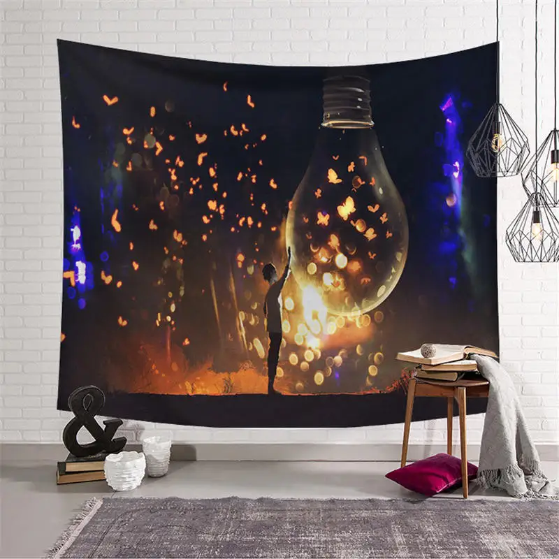 

Moon Sky Print Tapestry Wall Hanging Mandala Throw Rug Blanket Carpet Camping Tent Yoga Mat Beach Towel Tablecloth Home Decor