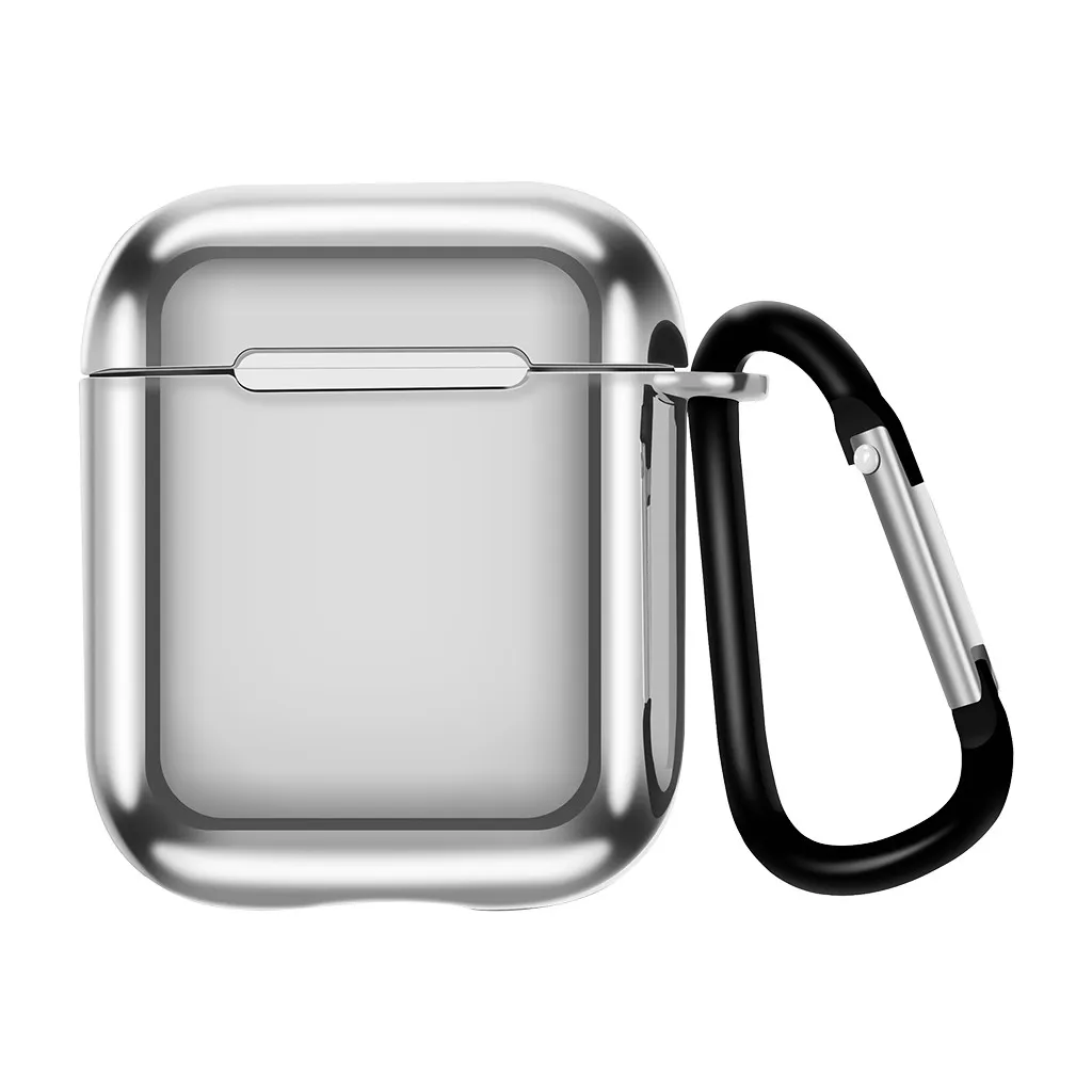Wireless Earphones Protection TPU Electroplated Case Cover Soft Skin For Apple Airpods 1th Earphone