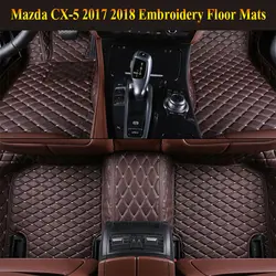 Jioyng Коврики для Mazda CX-5 CX5 2017 2018 футов Ковры S Pad Коврики шаг Вышивка кожаный салон автомобиля Коврики s сверхмощный Ковры