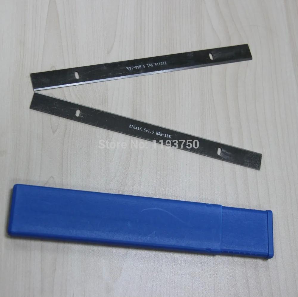 5 Pair Hss Wood Planer Blades 210x16.5x1.5mm Woodworking Power Tools