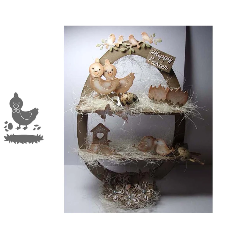 

Chick Animal Metal Cutting Dies for Scrapbooking Paper Craft Embossing Die Card Making Stencils New 2019