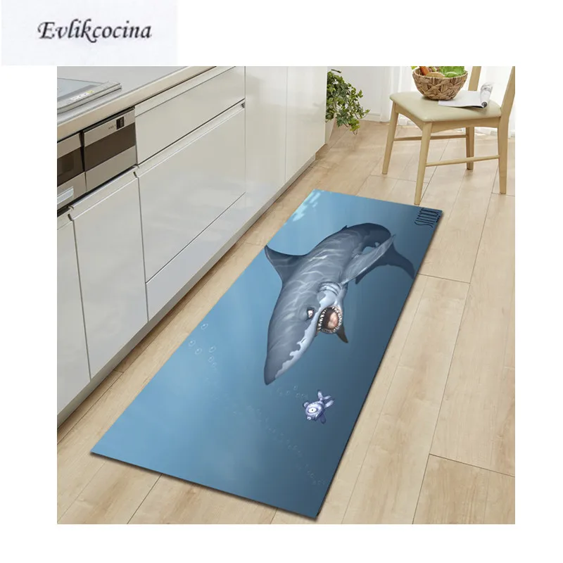 shark bath mat