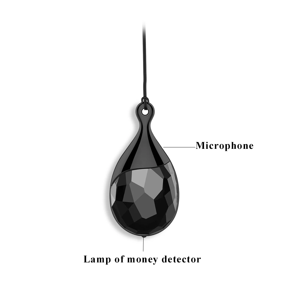  Little Pendant 4GB Voice Recording Necklace Voice Activated VOX Covert Wearable Audio Recorder with