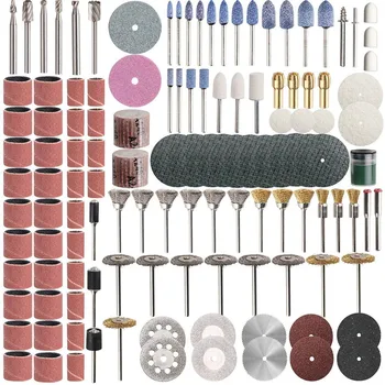 

ZFE Rotary Tool Accessory Set - For Dremel Rotary Tools - Grinding, Sanding, Polishing --1/8" (3mm) Shank Pack of 217Pcs