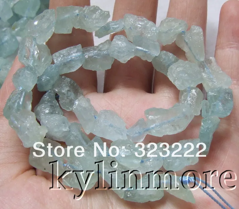 

8x12mm blue crystal Stone Rough beads