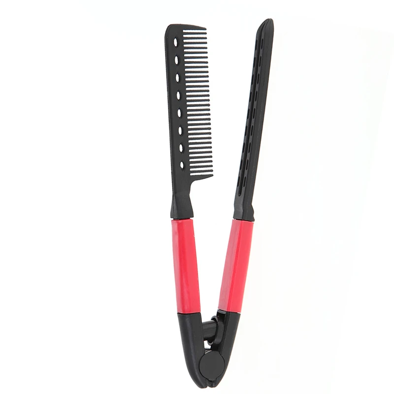 Pro Salon Hairdressing V Shape Type Comb Brushes Home Use Diy Tassels