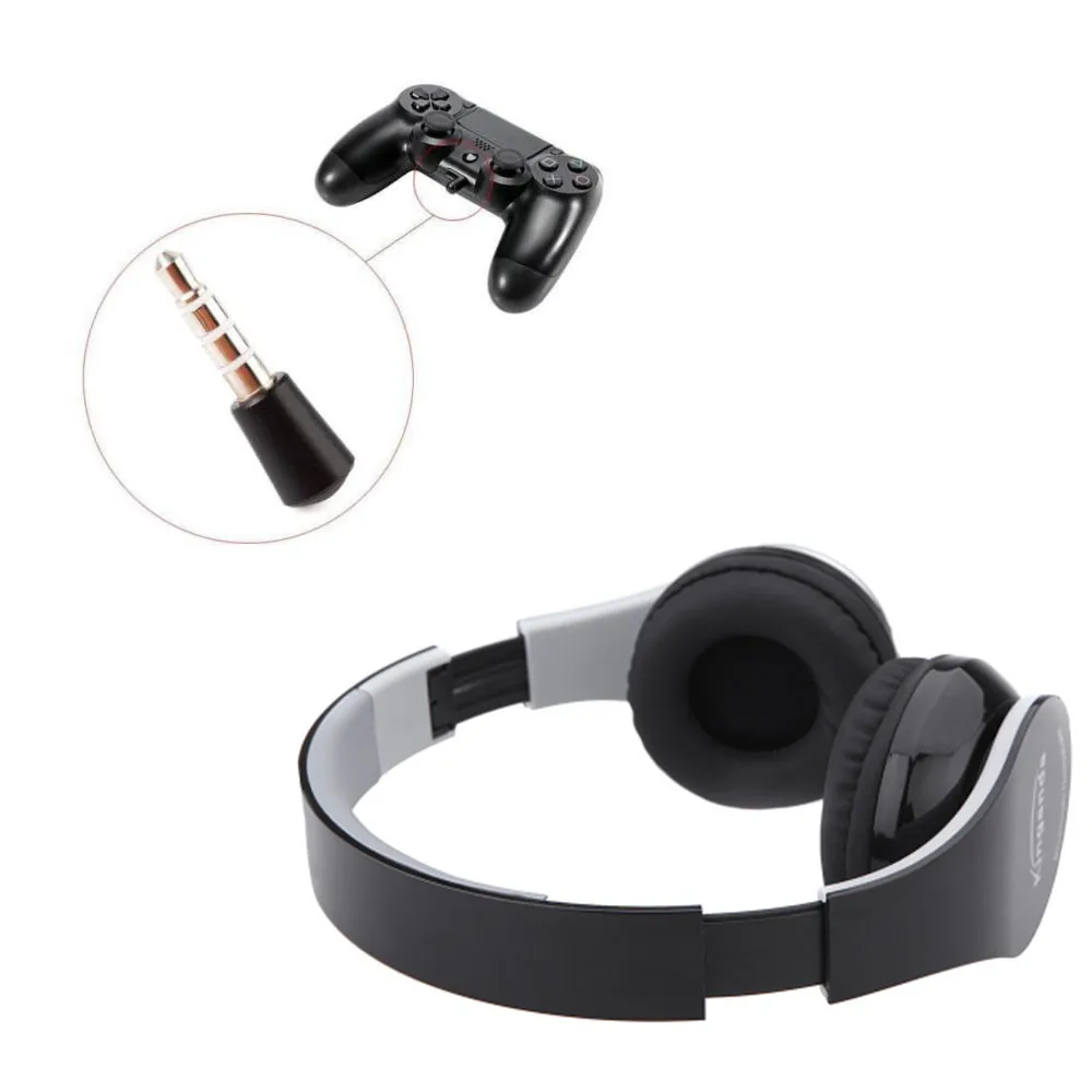 Kinganda беспроводные Bluetooth гарнитуры с приемником USB для PS4 игр PC PRO Игровые наушники