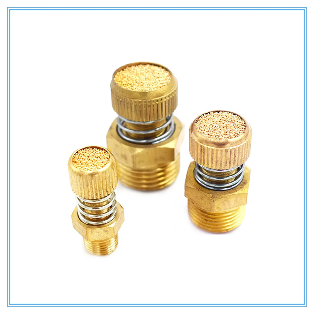 Пружинный глушитель дроссельной заслонки 1/8 &quot1/4&quot 3/8 &quot1/2&quot медный