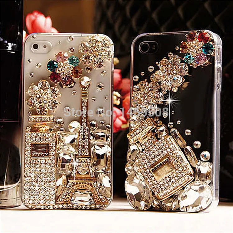 

For Xiaomi Redmi Note 3 4 5 6 7 3X 3S 4A 4X 5A 6A Pro S2 Y2 Prime Plus Rhinestone Case Perfume Bottle Diamond Cover