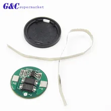 5 шт. 1S 4A BMS 18650 батарея 4,2 в плата защиты батареи 18650 литиевая плата защиты заряда и разряда двойной МОП