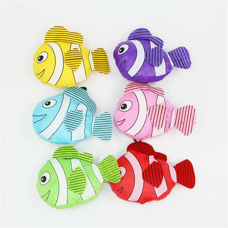 Nylon Reusable Shopping Bags Foldable Eco Bag Tropical Fish Tote Bag Large Capacity Rose Storage Handbags Recycle Pouch Nylon Reusable Shopping Bags Foldable Eco Bag Tropical Fish Tote Bag Large Capacity Rose Storage Handbags Recycle Pouch