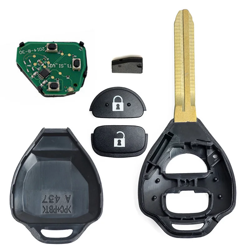 Car Remote Key KEYECU 28240 26040 26300 28850 Remote Key Fob For Toyota Corolla Hiace RAV4 Tarago G/ 4D67 Chip 314.3MHz For Australian Market