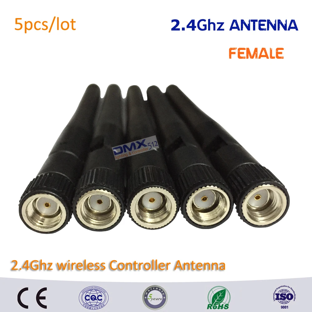 Femmina Antenna 5 Pz/Lotto Per 2.4 Ghz Wireless Dmx Controller