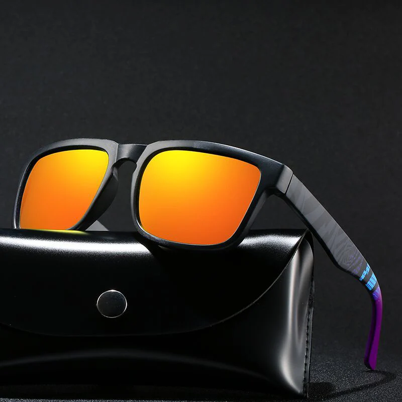 

Brand Design Polarized Sunglasses Men 2019 Retro Red Sport Mirror Square Sunglasses Mens Outdoor Driving Sun Glasses Vintage