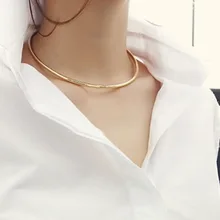 Медное ожерелье со подвеской из звезд модное медное ожерелье с открытой шеей модный Регулируемый воротник для женщин массивное ожерелье s