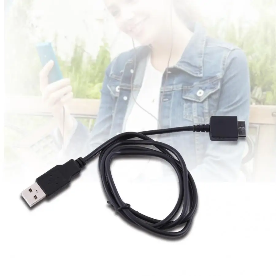 

USB2.0 Sync Data Transfer Charger Cable Wire Cord For SONY Walkman MP3 Player NWZ-S764BLK NWZ-E463RED NWZ-765BT 1.2m