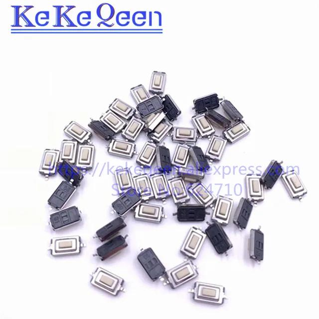 100PCS Touch Micro Switch 3X6X2.5MM 3*6*2.5 SMD White Red