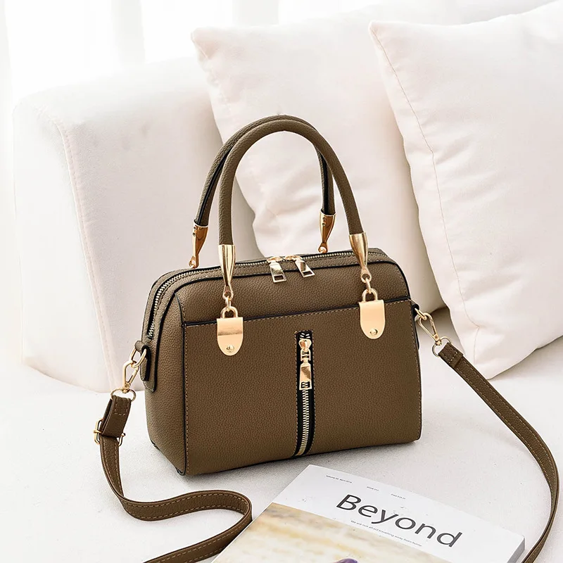 Bolso de mano de cuero PU de alta calidad para mujer bolsos de bandolera de moda para mujer