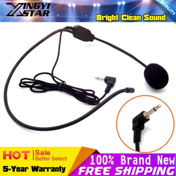 

3.5mm Connector Condenser Headworn Earhook Mic Headset Microphone Headband Mike For PC Voice Speech Teaching Meeting Tour Guide