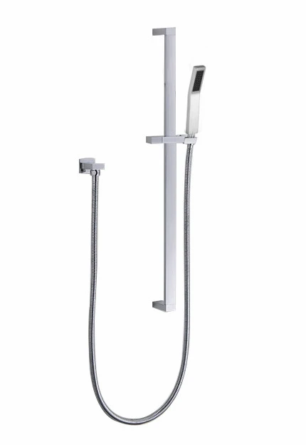 

Free Shipping Bathroom Slide Bar Chrome Plated Head Holder Hand Held Shower Bracket Shower Parts SL028