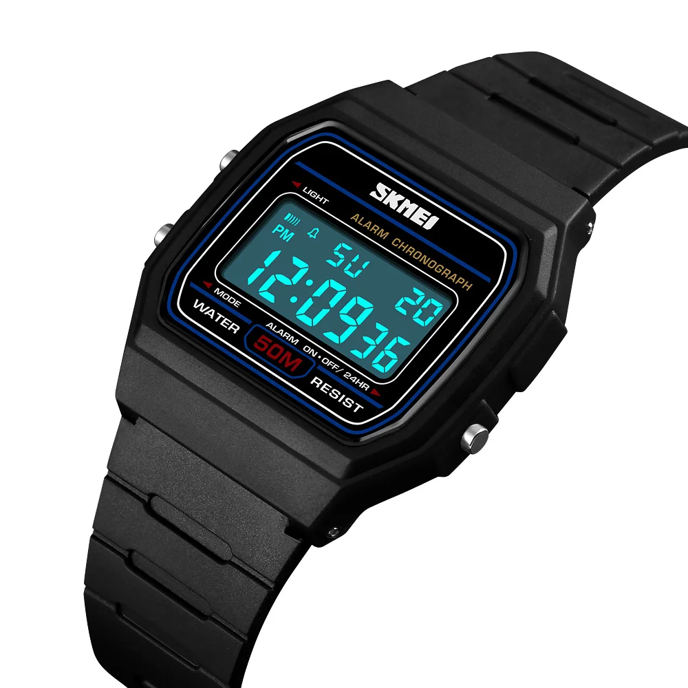 Waterproof Digital Watch Men Alarm Chronograph Led Mens Skmei Top Brand