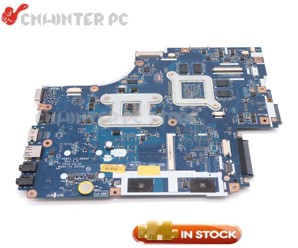 Материнская плата NOKOTION для ноутбука Acer aspire 5742 5742G HM55 DDR3 GT540M 1 ГБ бесплатный ЦП