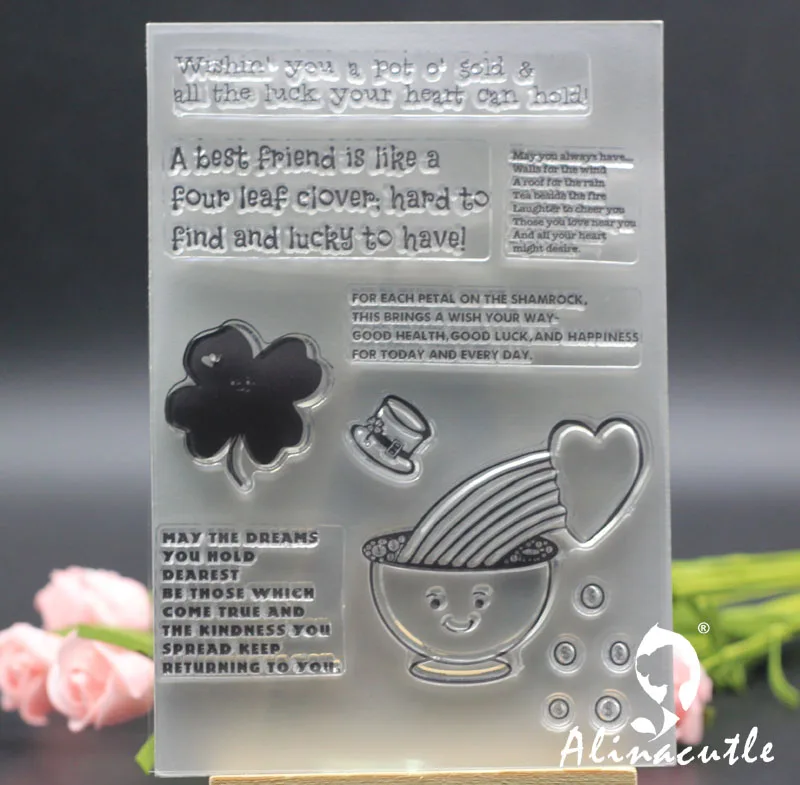 

CLEAR STAMPS best friend Scrapbooking Card paper craft handmade silicon rubber roller transparent clear stamp Alinacraft