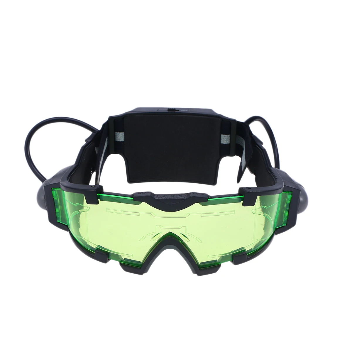 1 пара прочных регулируемых детских ночных очков, шпионские очки ночного видения, защитные зеленые очки, защитные очки для езды на велосипеде