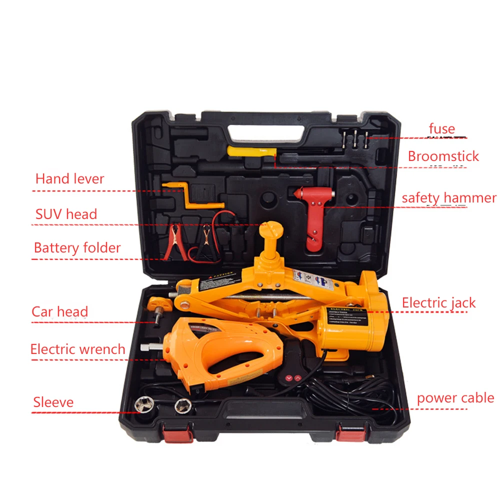 Набор инструментов для ремонта электромобилей Электрический гаечный ключ Электрический домкрат аварийный инструмент для ремонта высокое качество инструмент для ремонта авто