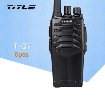

(6 PCS) Two Way Radio KSUN T-Q7 Drop the Waterproof Hotel Road Three 10w Power Proofing Walkie Talkie