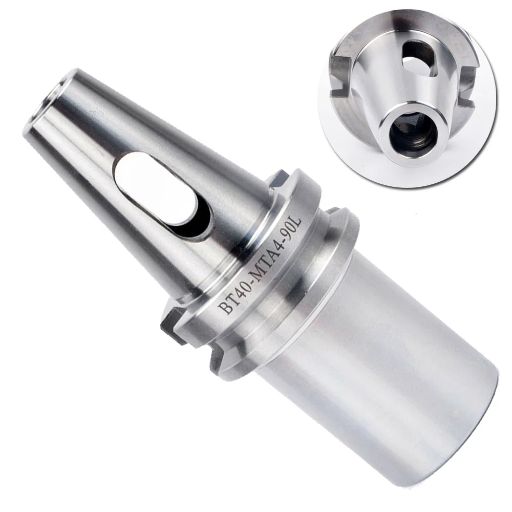 

Metalworking Chuck Holder Morse taper Silver Replacement Accessory 1pcs BT40-MTA4-90#4 CNC Milling Workholding Useful