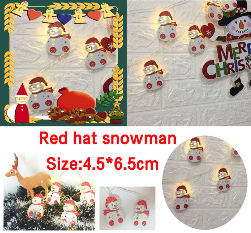 Red hat snowman