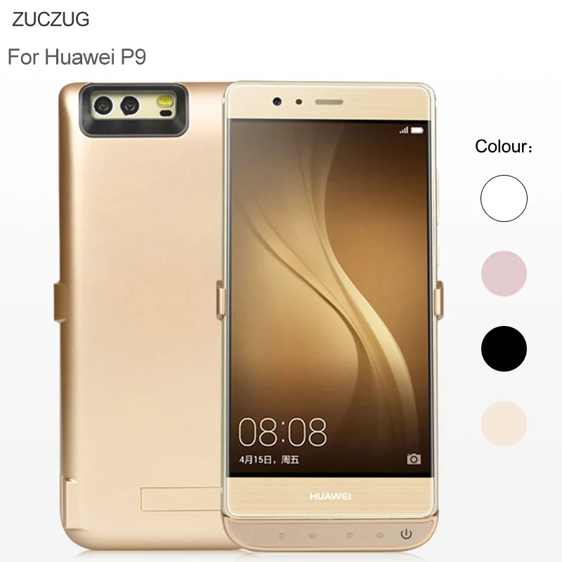 

ZUCZUG For Huawei P9 6500 mAh Power Bank Phone Case Ultra Thin Slim External Pack Backup Rechargeable Battery Charger Case Cover