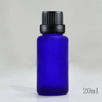 

Free shipping high-quality oil bottle glass bottle wholesale 20ml frosted packing bottles debugging glass jar 3 color