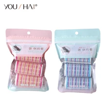 YOUSHA 3 шт. бигуди, мягкие бигуди для волос, бигуди для волос, пластиковые бигуди, волшебные бигуди, инструмент для самостоятельной завивки, большой набор для завивки волос