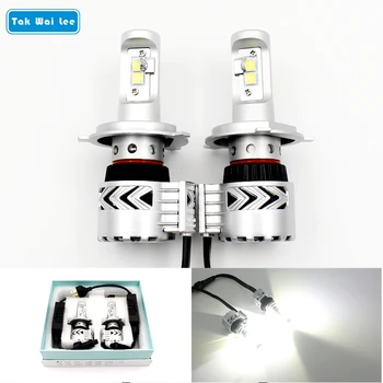 

Tak Wai Lee 2X LED Car Headlight Hi/Lo Beam Integration 36W Auto Bulb 6000LM 6500K Luxeon MZ Source Styling Front Fog Lamp