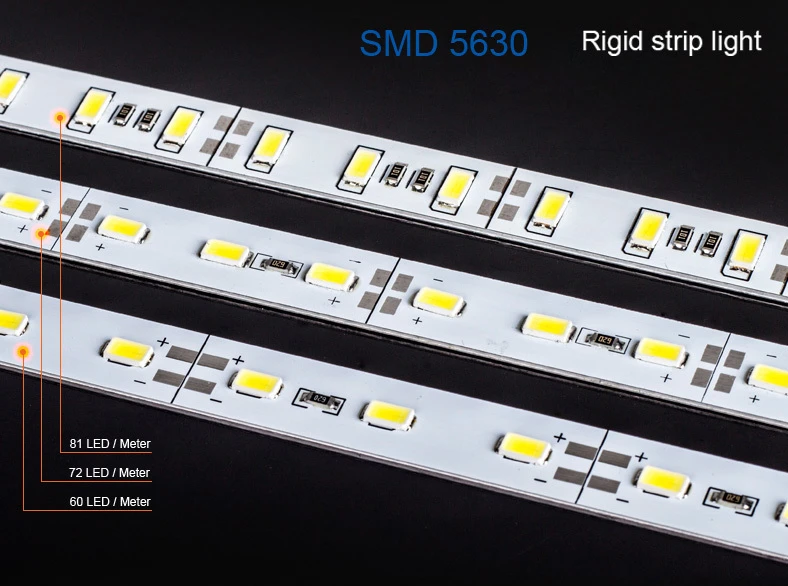 Супер яркий светодиодный барный фонарь белый теплый белый холодный белый DC12V 5730 светодиодный Жесткая светодиодная полоска трубка с U алюминиевый корпус+ крышка ПК