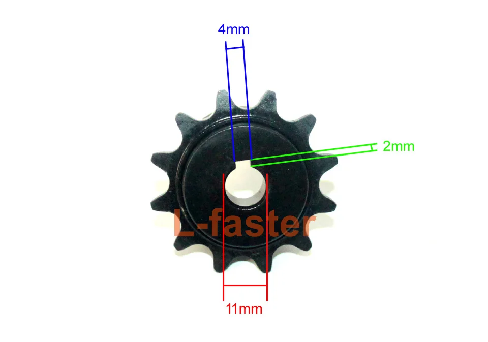 16T Freewheel для Unite Motor 1/" x" 1/" цепь свободного хода подходит#410 велосипедная цепь на заказ база свободного хода для левого привода двигателя