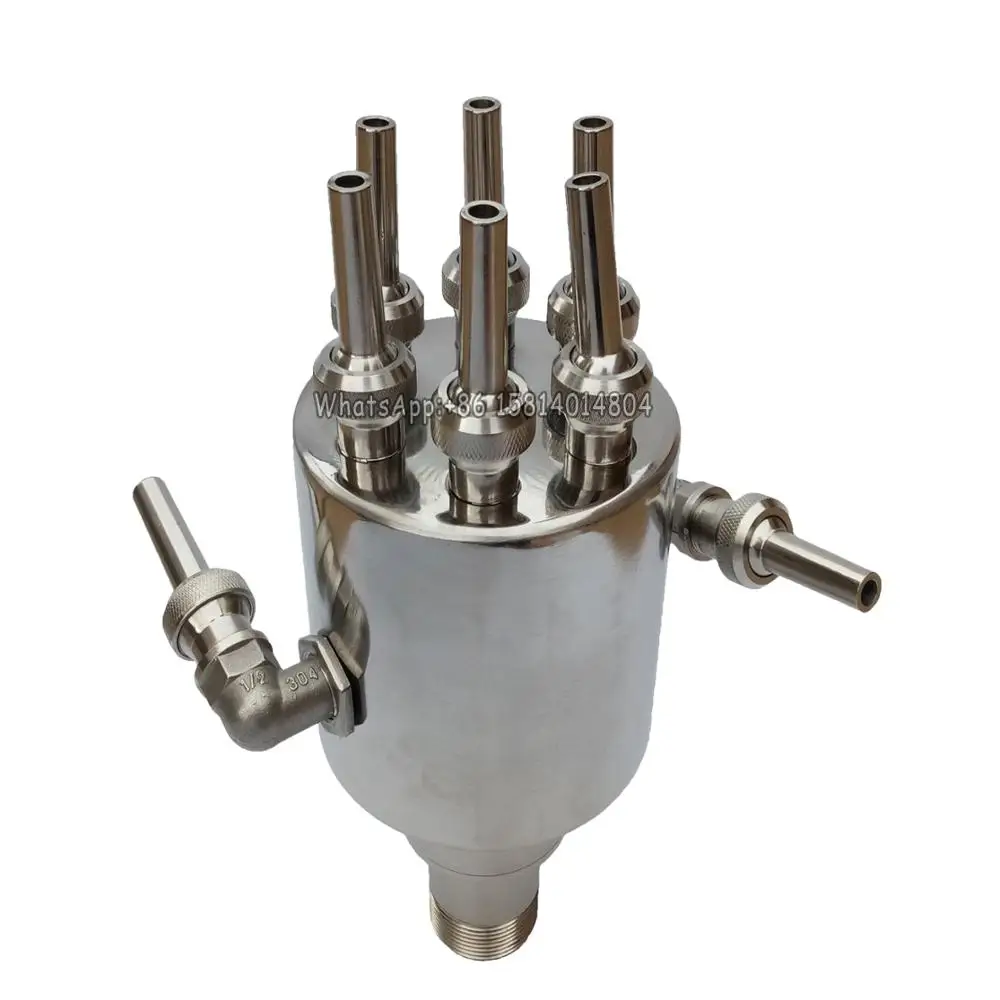 

Swimming pool landscape music fountain nozzle,304 stainless steel rotary fountain head,rotary flower basket fountain head