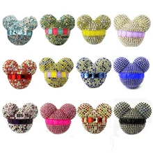 CAR-partment Luxury car ornaments girl Exquisite diamond Air conditioning outlet perfume Car air refreshing agent