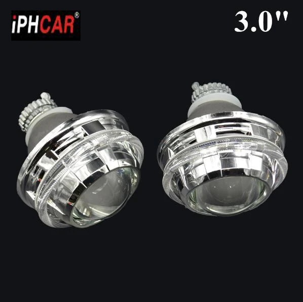 2pcs 3 0 inch H4Q5 Bi xenon Bixenon hid Projector lens metal holder D1S D2S D2H